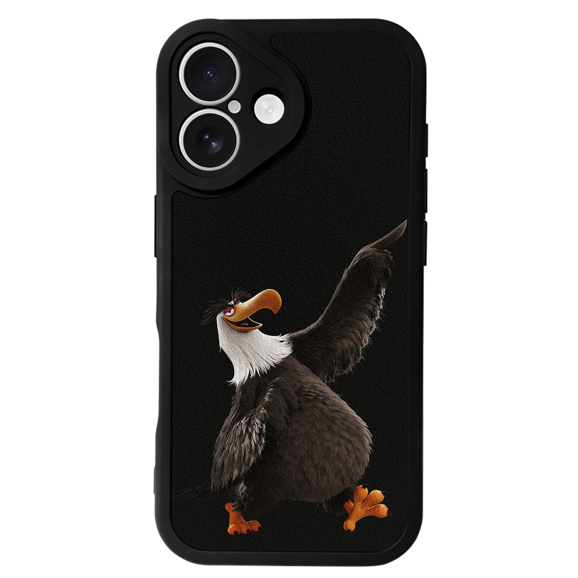 （画像用） Angry Birds アングリーバード 【iPhone 16シリーズ対応】シリコンスマホケース（レザー調） 材質：シリコン